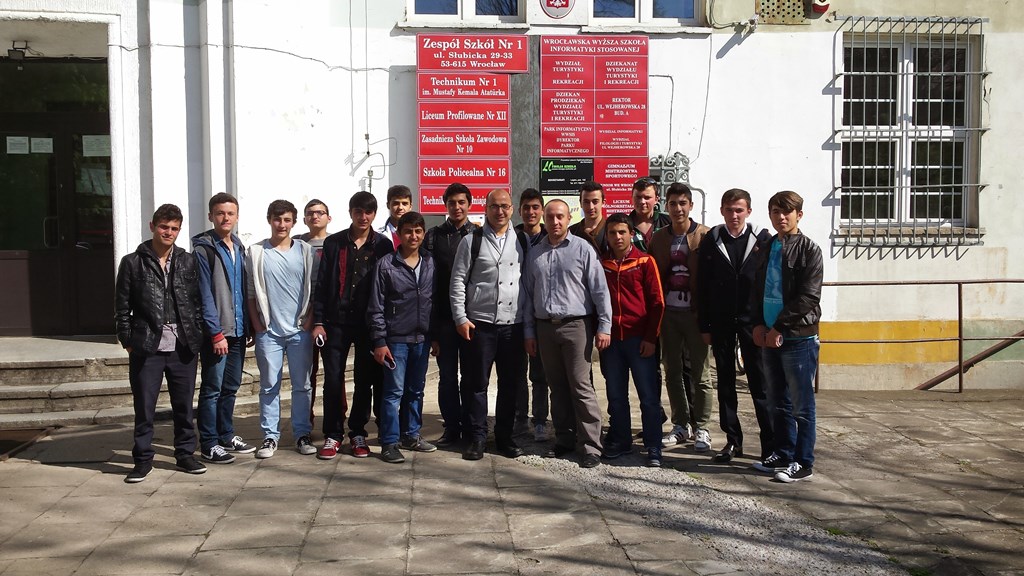 Pożegnanie uczniów z wymiany międzynarodowej