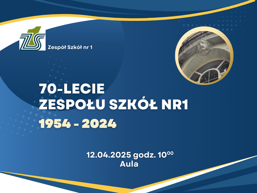 Zapraszamy na obchody 70-lecia naszej szkoły!