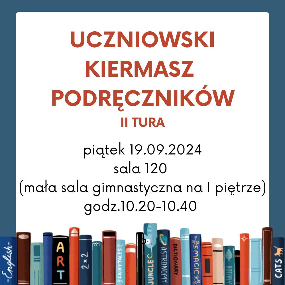 KIERMASZ UŻYWANYCH PODRĘCZNIKÓW – DRUGA TURA