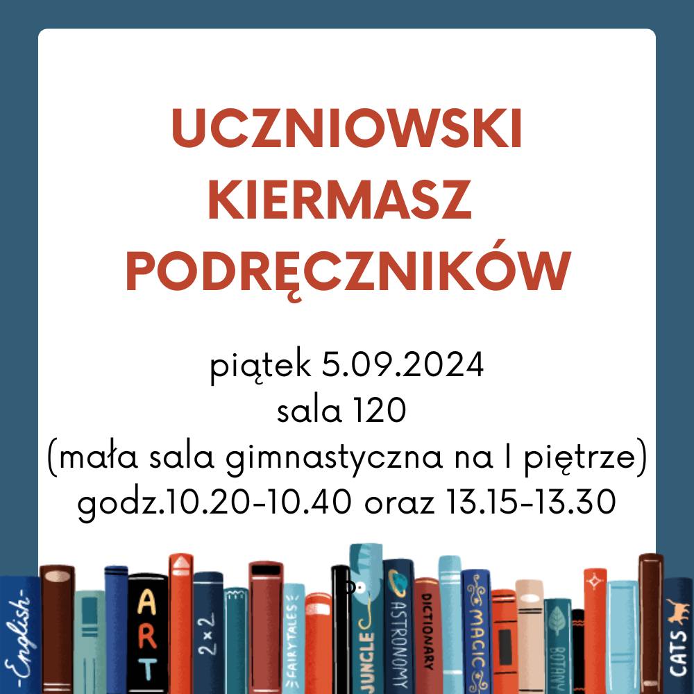 KIERMASZ UŻYWANYCH PODRĘCZNIKÓW