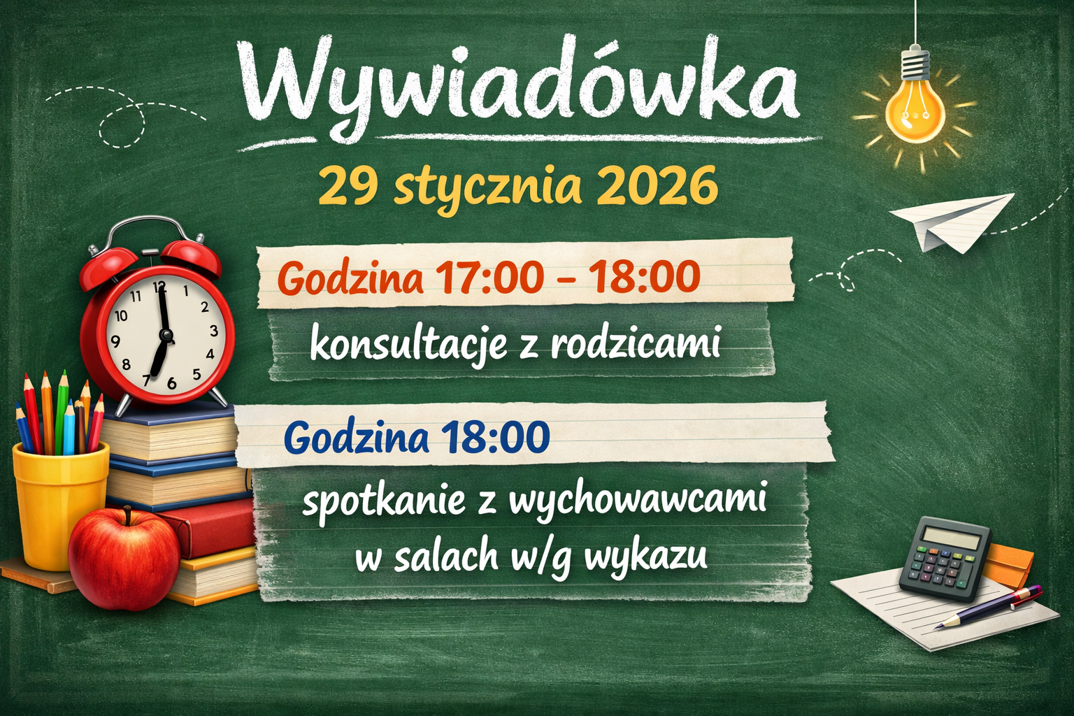 Wywiadówka – 29 stycznia 2026